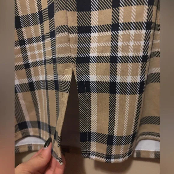 Elegant Plaid Dress - Picture 4 of 5